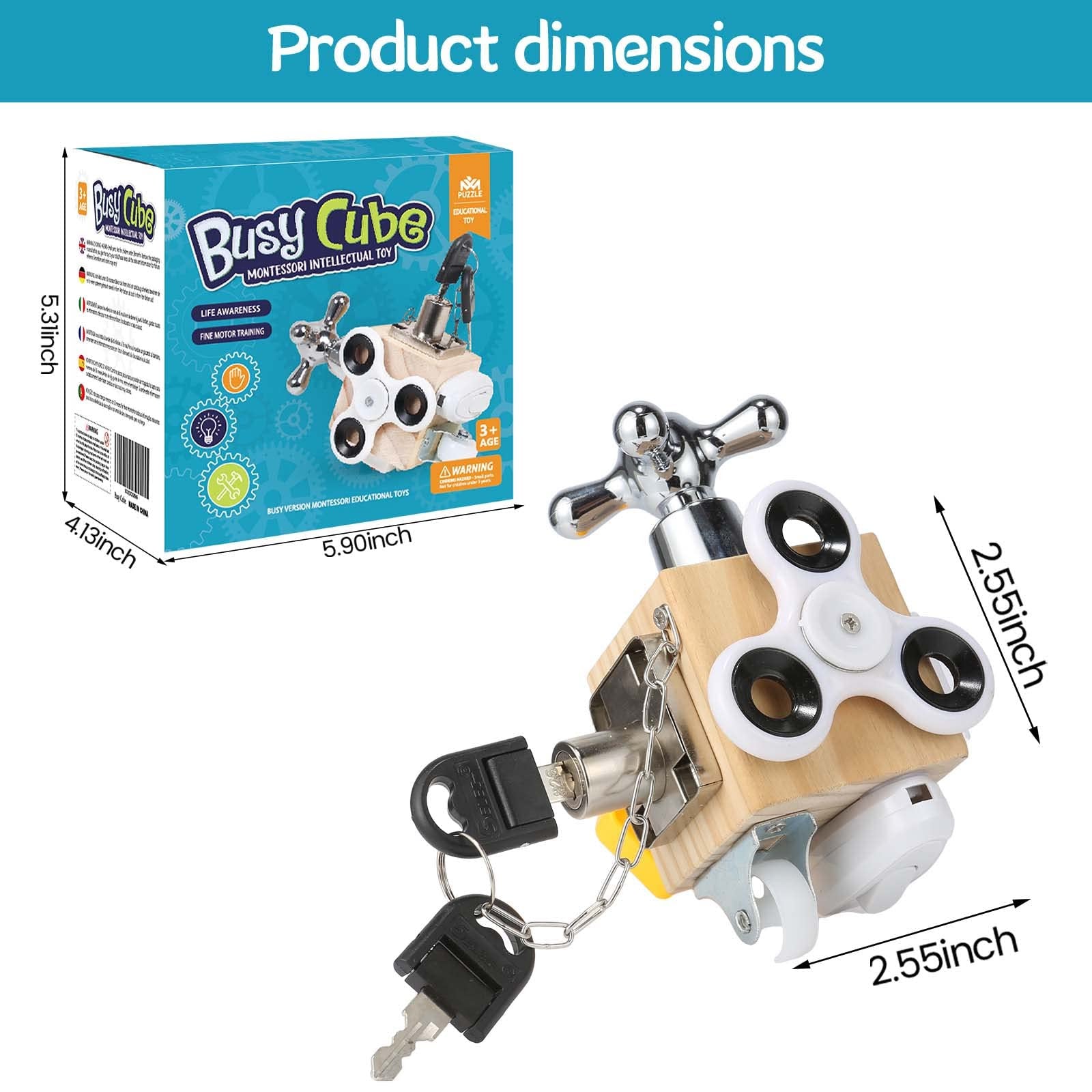 THE MONTESSORI BUSY CUBE