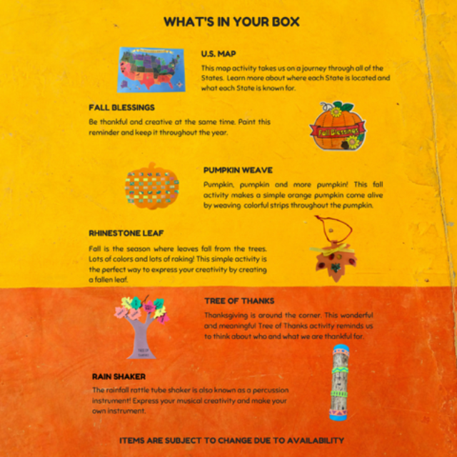 Fall Individual Activity Box