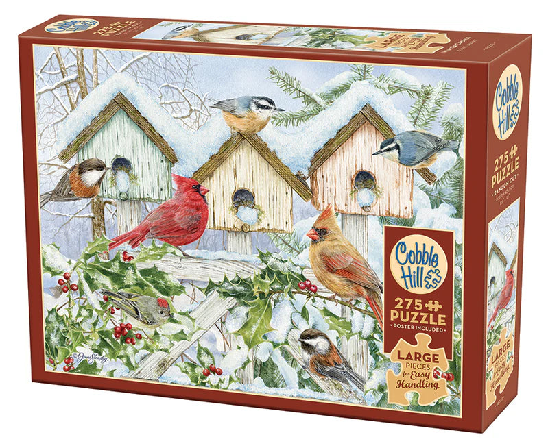 275 Piece Easy Handle Puzzle (Horses / Trolley Station / Springtime)